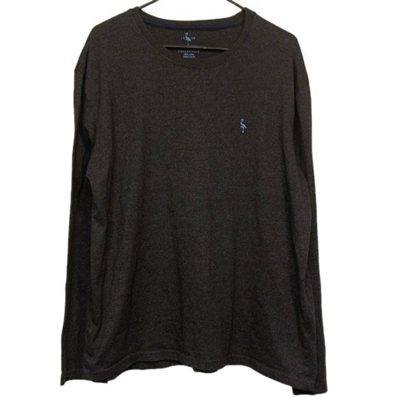Men's Tailorbyrd Charcoal Gray Crewneck Pullover Long Sleeve Shirt Size XL EUC